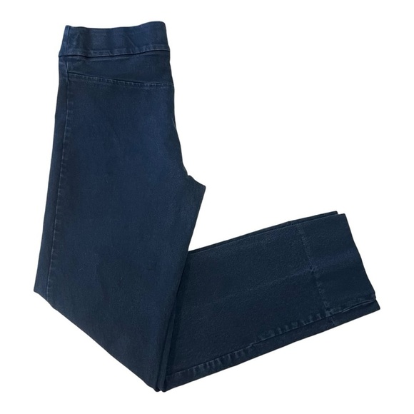 Lilly Pulitzer Midnight Navy Pull On Travel Stretch Cotton CasualPants Women’s 2 - Picture 9 of 13